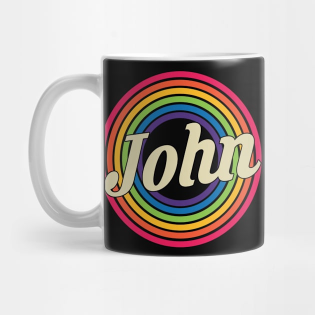 John - Retro Rainbow Style by MaydenArt